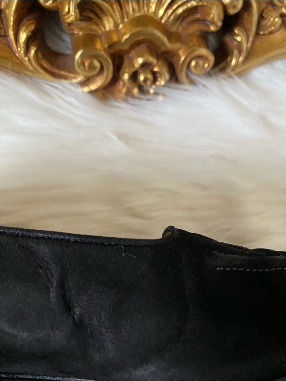 St John Vintage Black Suede Loafers - Picture 12 of 13